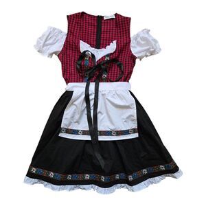 Kate Kasin German Dirndl Dress Oktoberfest Halloween Costume Women Size Medium